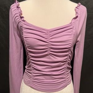 NWOT-Effordram Shirred Top